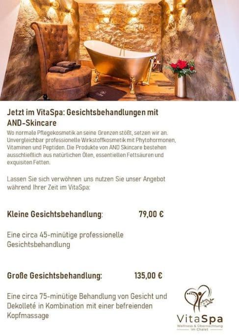 Chalet Vitaspa - Whirlpool & Sauna Privatspa *